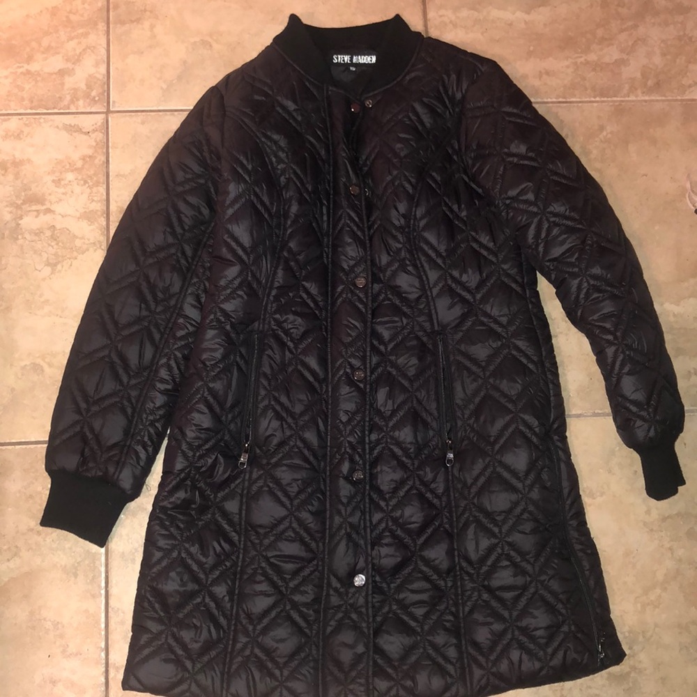 Black 3/4 Length Coat
